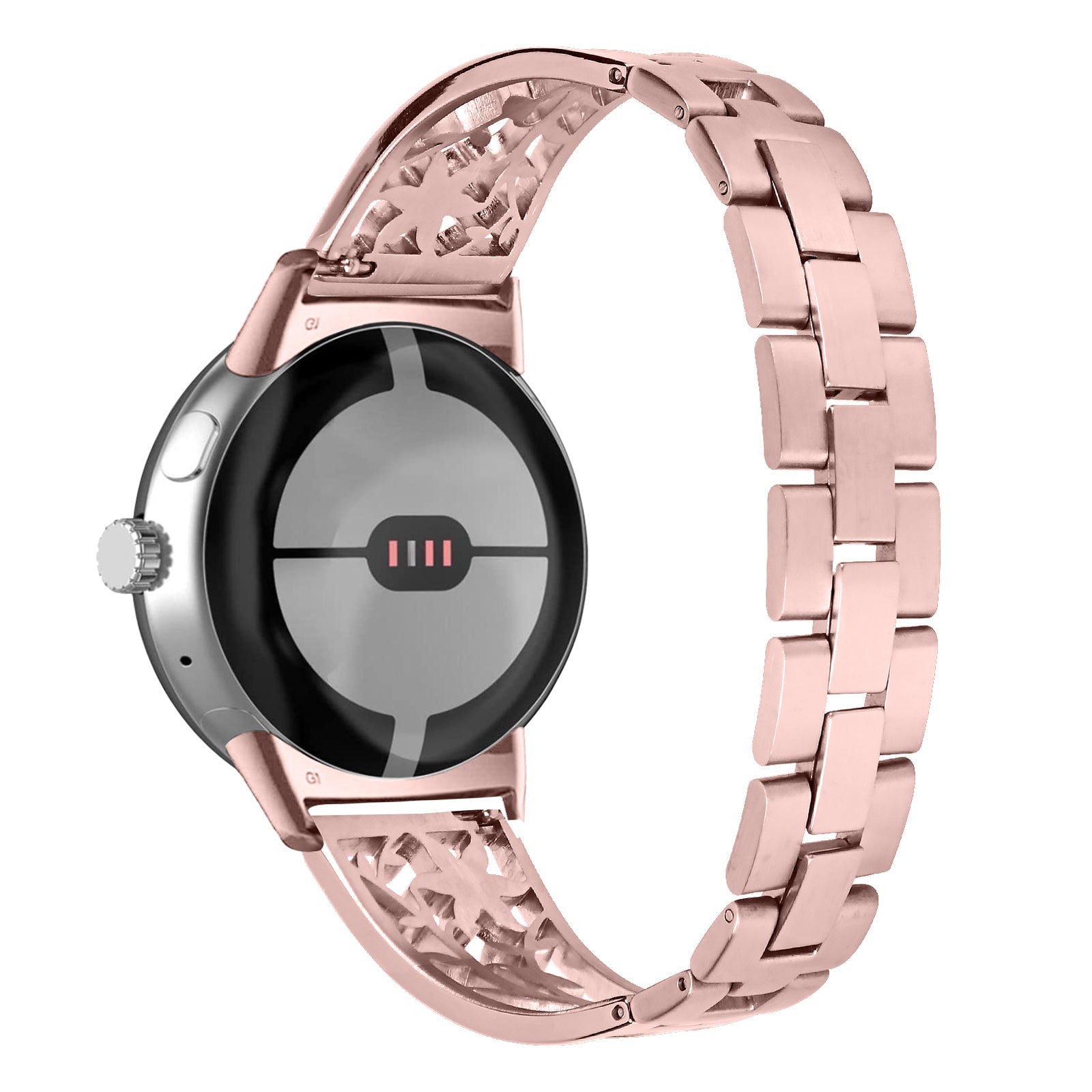 Metal Watch Band for Google Pixel Watch 2 Pixel Watch Rhinestone Decorated Watch Strap Metal Watch Band for Google Pixel Watch 2 Pixel Watch Rhinestone Decorated Watch Strap